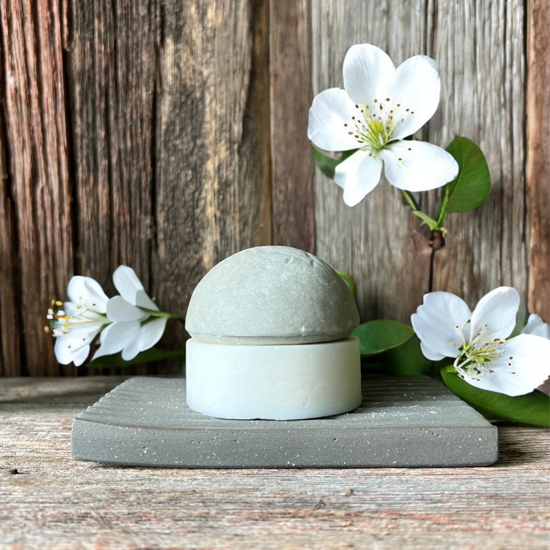 White Pine & Geranium Solid Hair Care Duo