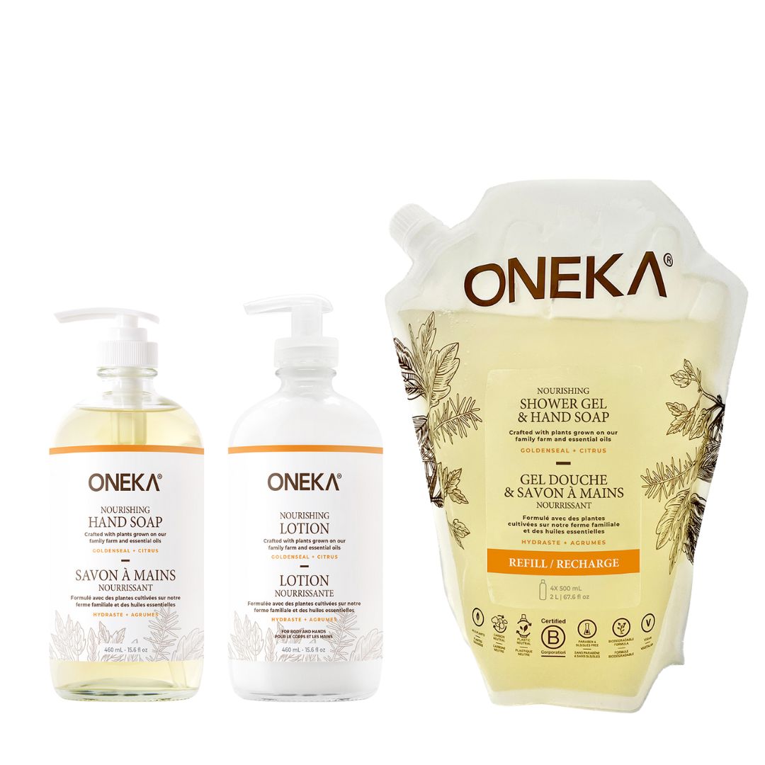 Goldenseal &amp; Citrus Body &amp; Hand Care Trio