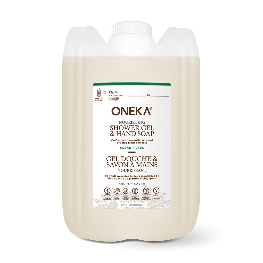Cedar &amp; Sage Shower Gel and Hand Soap 19.5L Refill