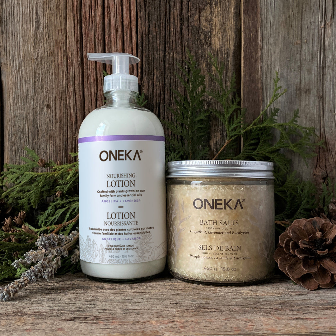 Bath Salts and Lavender Lotion Duo