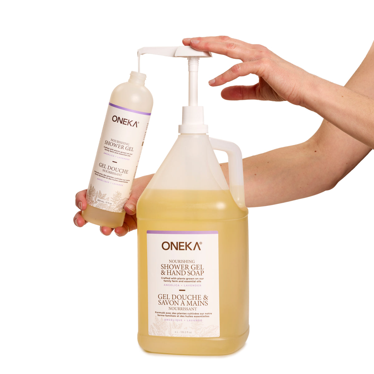 Unscented Shower Gel Refill Duo