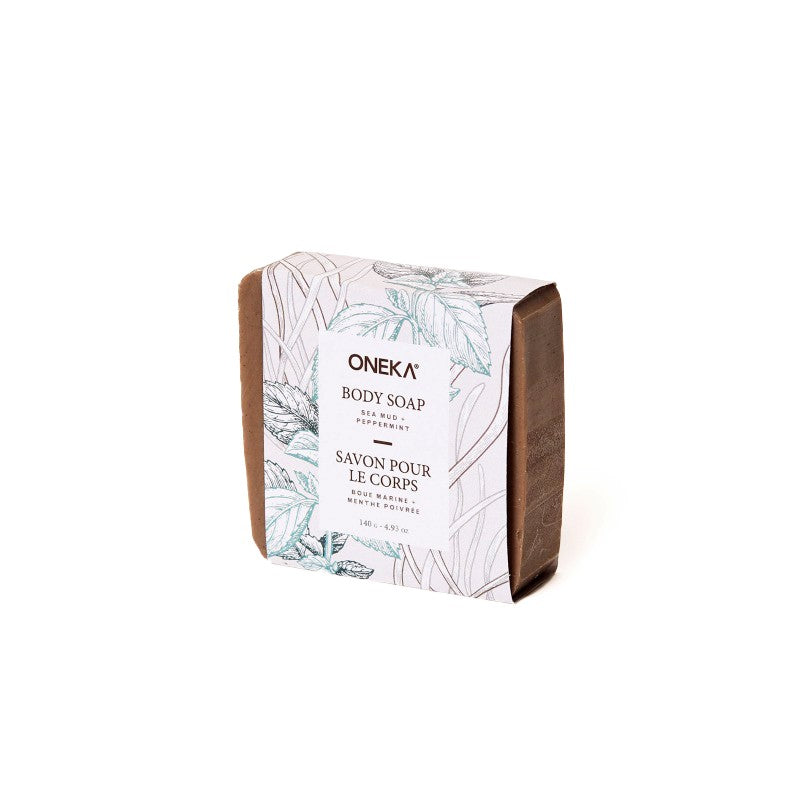 Peppermint and Grey Clay soap bar